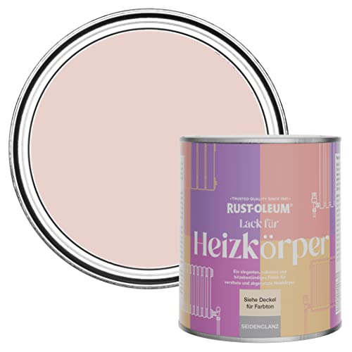 Rust-Oleum Hitzebeständiger Heizkörperlack in seidenglänzendem Finish - Rosa Sekt 750ml von Rust-Oleum