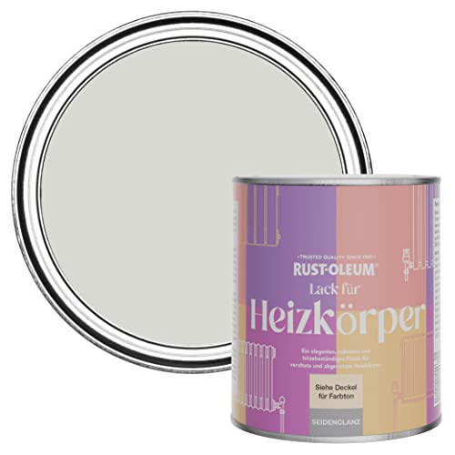 Rust-Oleum Hitzebeständiger Heizkörperlack in seidenglänzendem Finish - Wintergrau 750ml von Rust-Oleum
