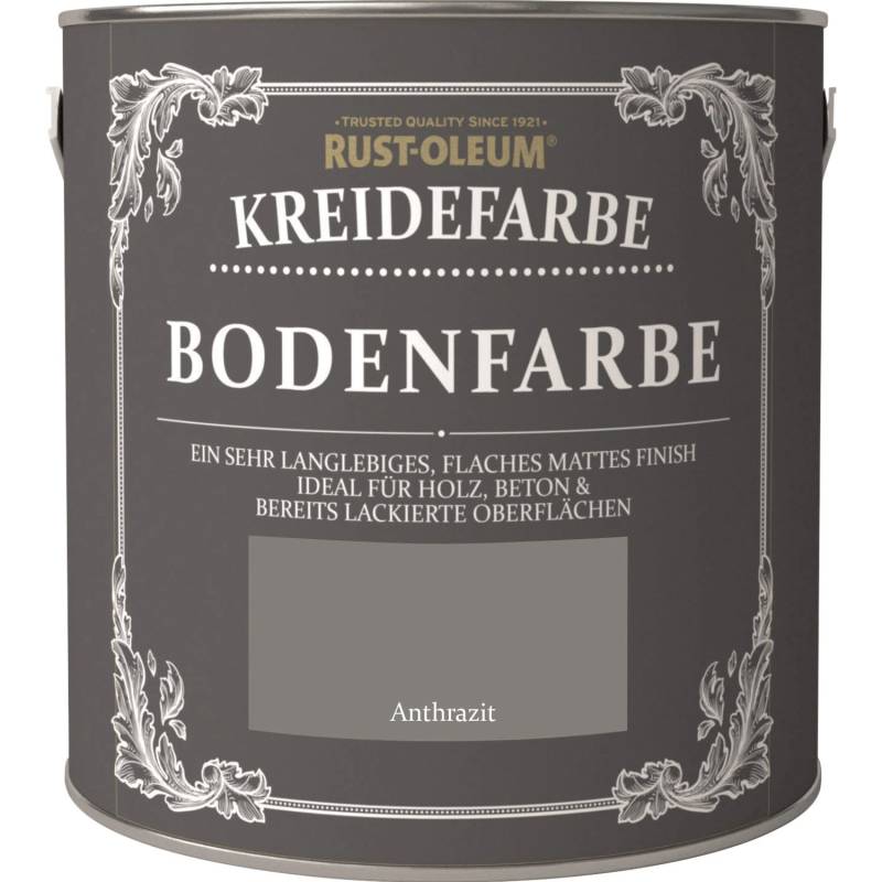 Rust-Oleum Kreide-Bodenfarbe Anthrazit 2,5 l von Rust-Oleum