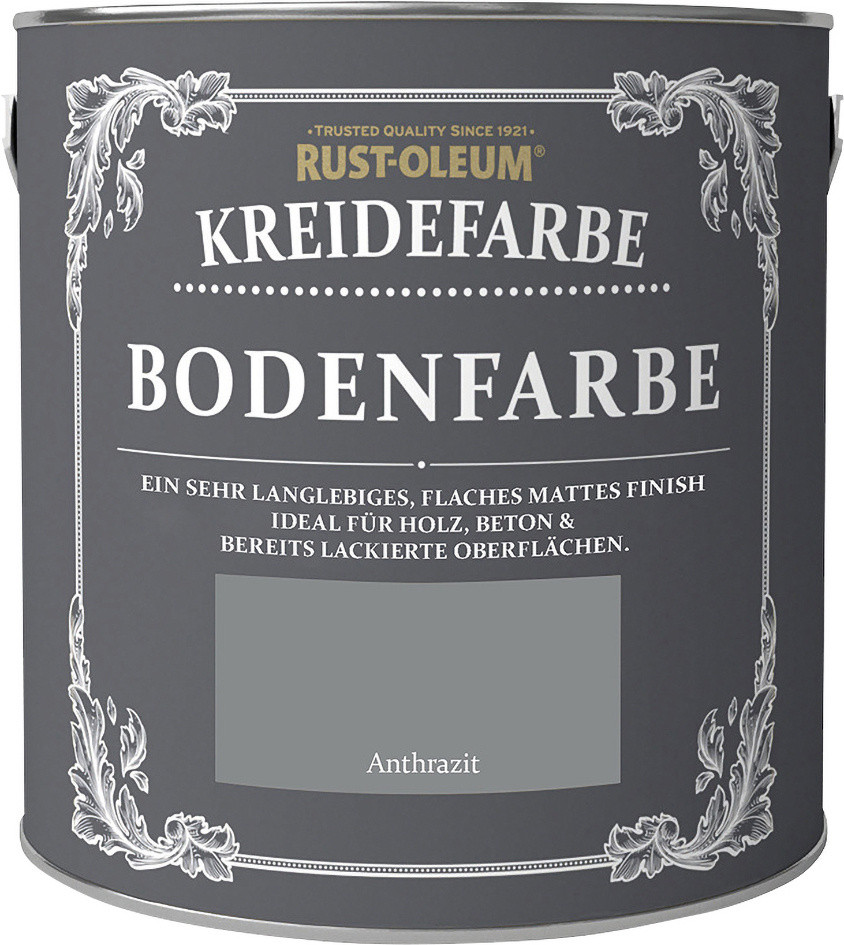 Rust-Oleum Kreidefarbe Bodenfarbe 2,5 L anthrazit Rust-Oleum Kreidefarbe Bodenfarbe 2,5 L anthrazit von Rust-Oleum