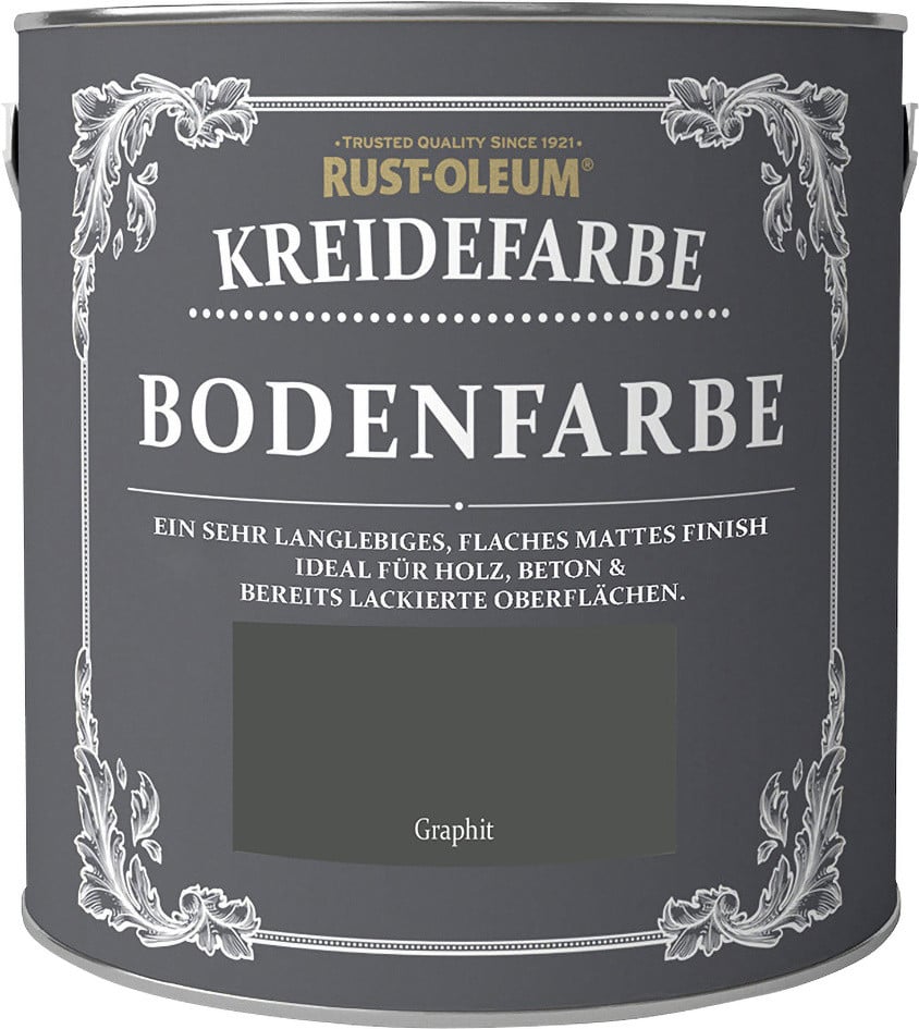 Rust-Oleum Kreidefarbe Bodenfarbe 2,5 L graphit Rust-Oleum Kreidefarbe Bodenfarbe 2,5 L graphit von Rust-Oleum