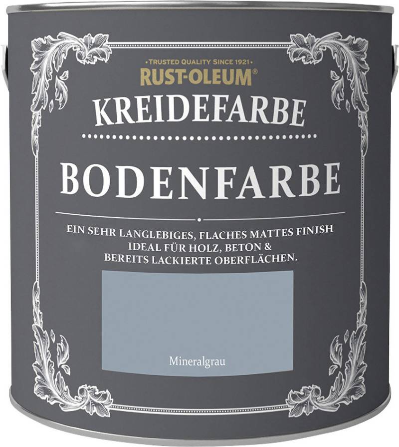 Rust-Oleum Kreidefarbe Bodenfarbe 2,5 L mineralgrau von Rust-Oleum