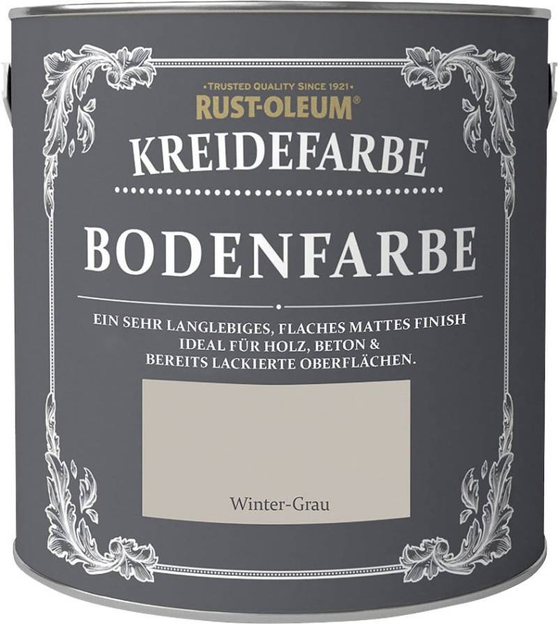 Rust-Oleum Kreidefarbe Bodenfarbe 2,5 L wintergrau von Rust-Oleum