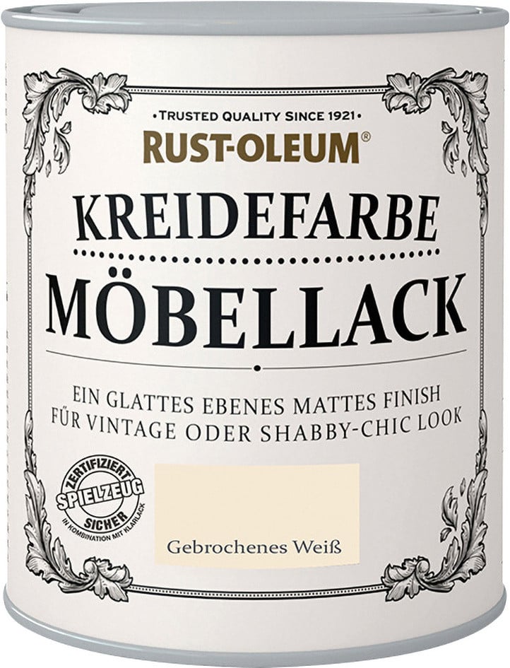 Rust-Oleum Kreidefarbe Möbellack 125 ml gebrochenes weiß von Rust-Oleum
