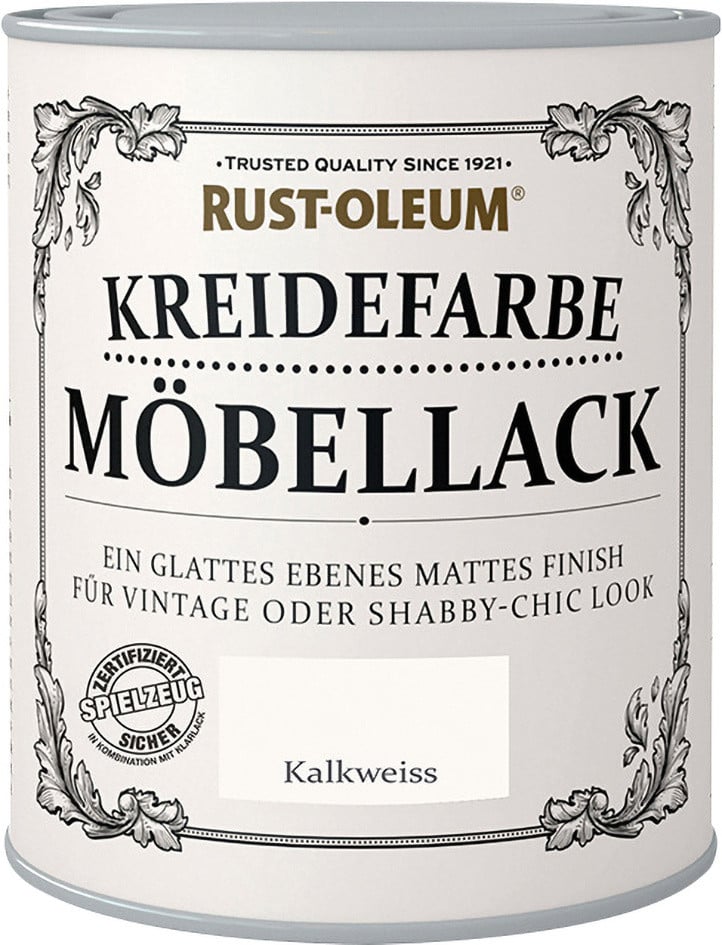 Rust-Oleum Kreidefarbe Möbellack 125 ml kalkweiß von Rust-Oleum