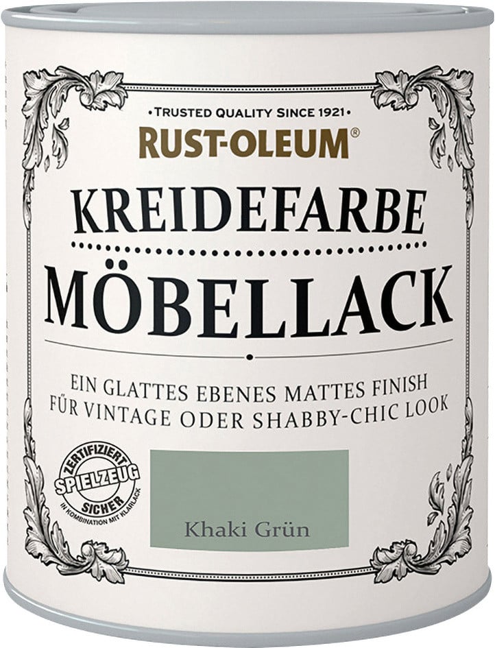 Rust-Oleum Kreidefarbe Möbellack 125 ml khaki grün von Rust-Oleum