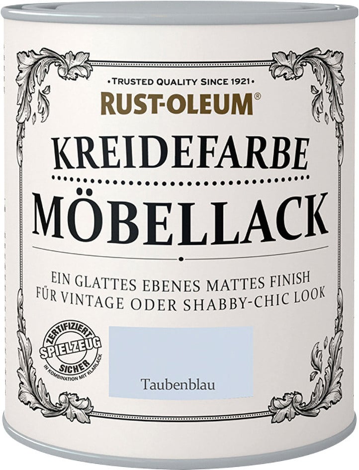 Rust-Oleum Kreidefarbe Möbellack 125 ml taubenblau von Rust-Oleum