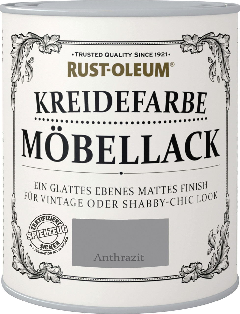 Rust-Oleum Kreidefarbe Möbellack 750 ml anthrazit Rust-Oleum Kreidefarbe Möbellack 750 ml anthrazit von Rust-Oleum