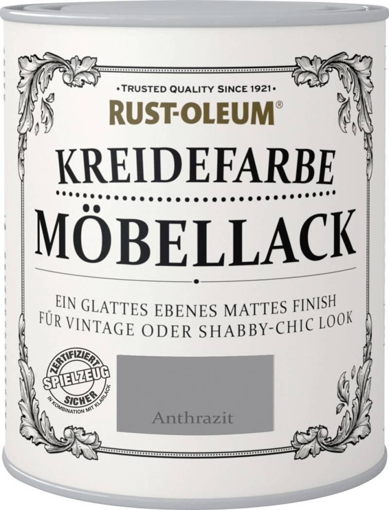 Rust-Oleum Kreidefarbe Möbellack 750 ml anthrazit Rust-Oleum Kreidefarbe Möbellack 750 ml anthrazit von Rust-Oleum