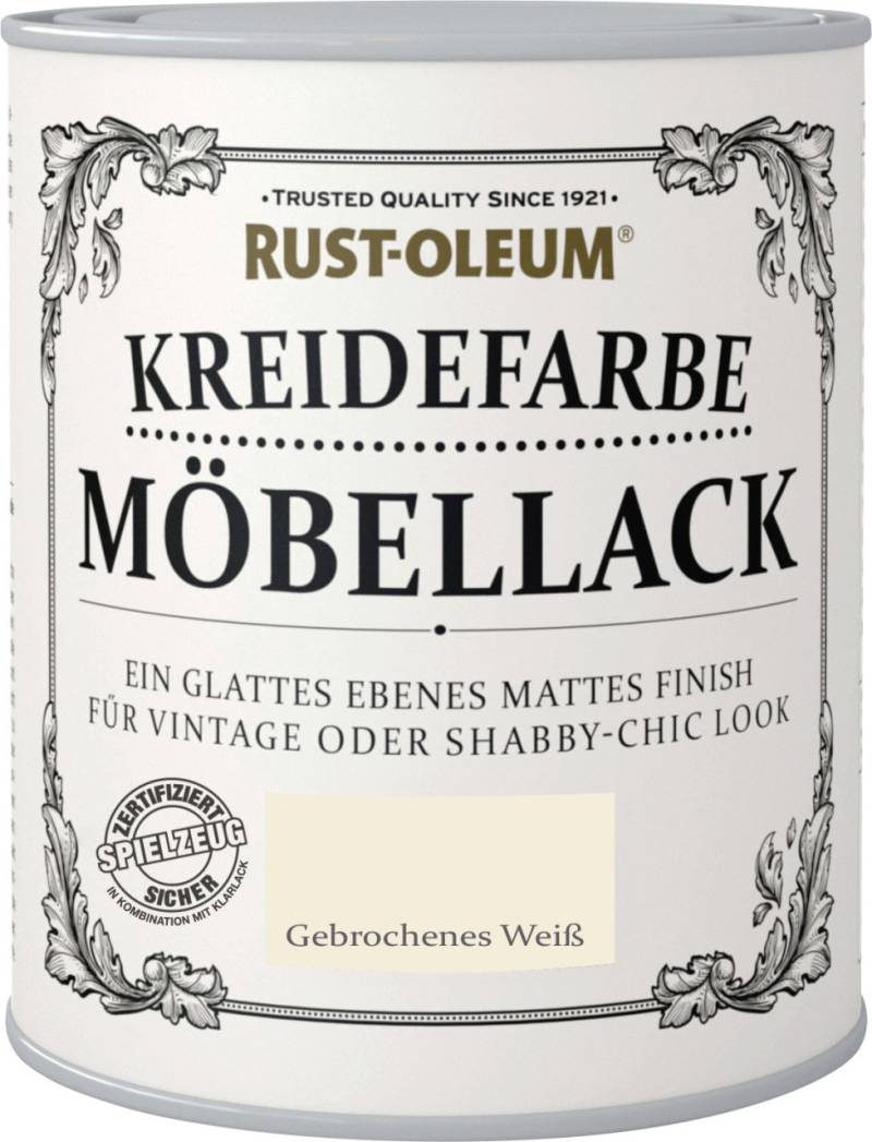 Rust-Oleum Kreidefarbe Möbellack 750 ml gebrochenes weiß von Rust-Oleum