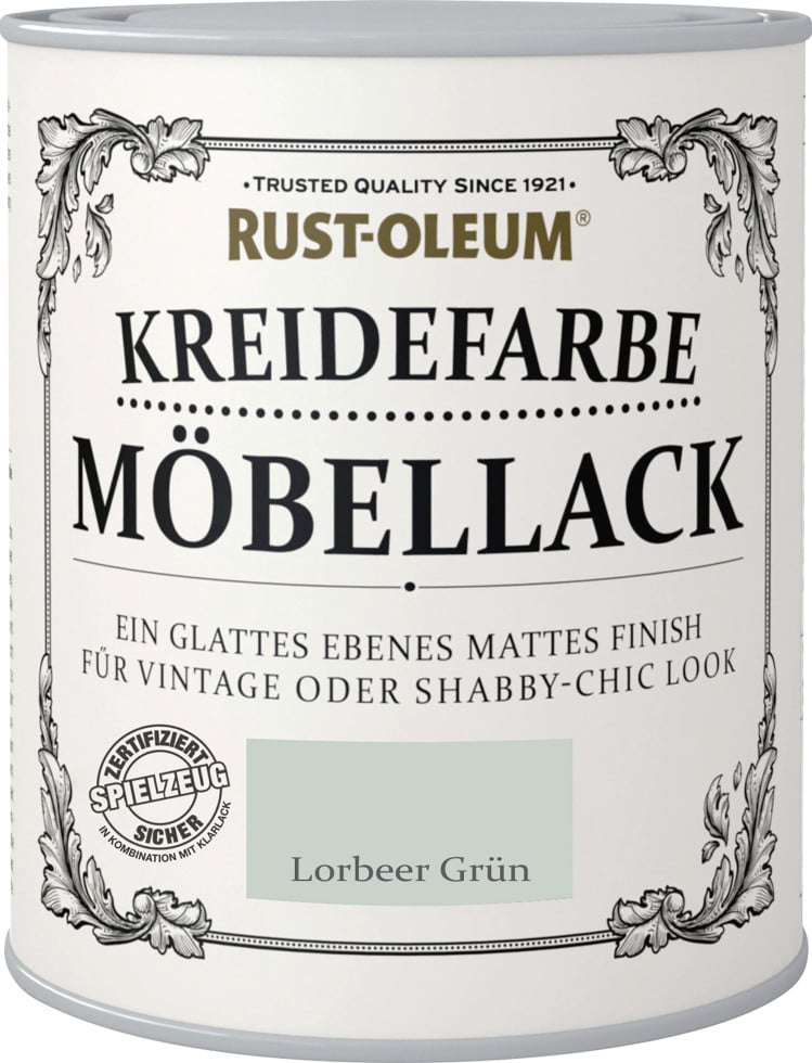 Rust-Oleum Kreidefarbe Möbellack 750 ml lorbeer grün von Rust-Oleum