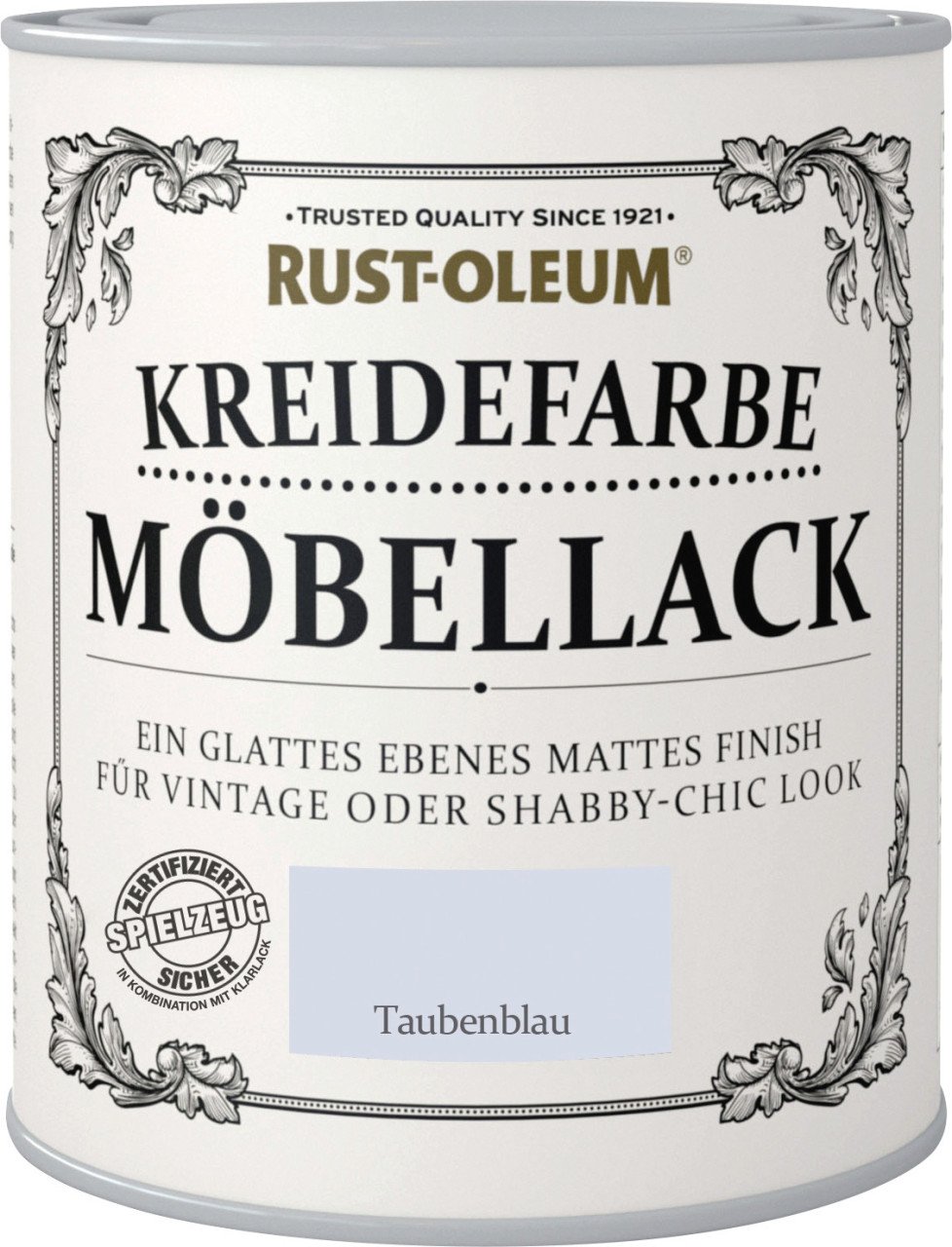 Rust-Oleum Kreidefarbe Möbellack 750 ml taubenblau von Rust-Oleum