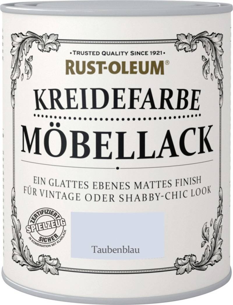 Rust-Oleum Kreidefarbe Möbellack 750 ml taubenblau von Rust-Oleum