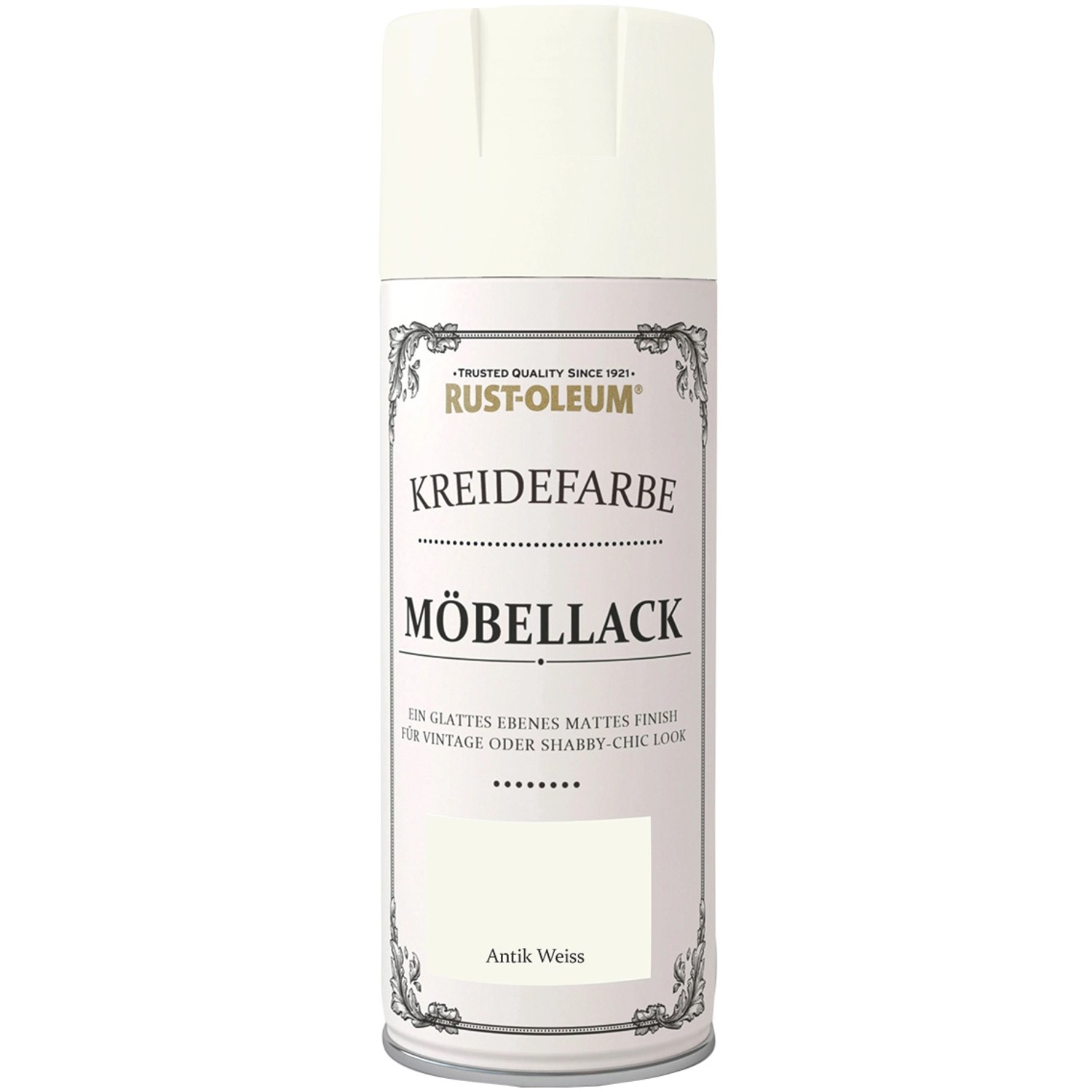 Rust-Oleum Kreidefarbe-Möbellack Sprühfarbe Antikweiß matt 400 ml Rust-Oleum Kreidefarbe-Möbellack Sprühfarbe Antikweiß matt 400 ml von Rust Oleum