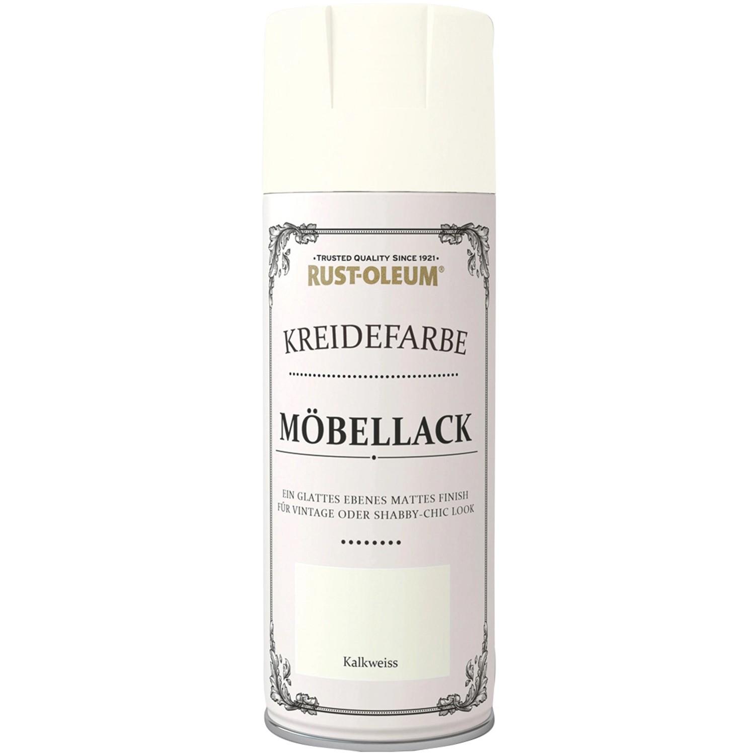 Rust-Oleum Kreidefarbe-Möbellack Sprühfarbe Kalkweiß matt 400 ml von Rust Oleum