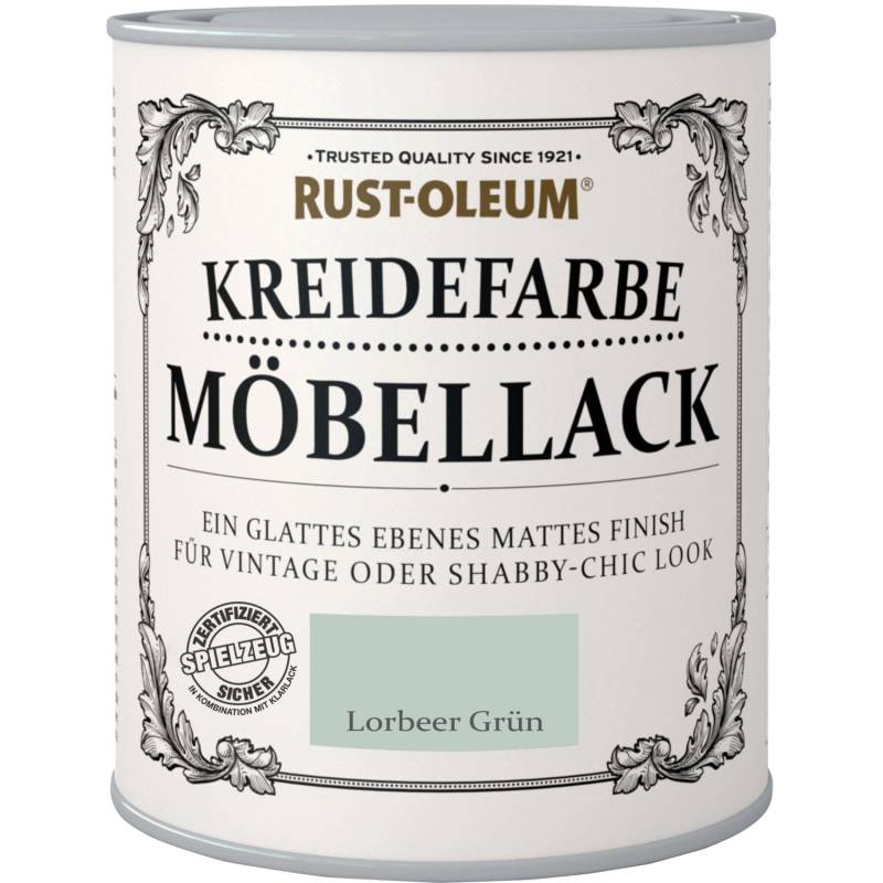 Rust-Oleum Kreidefarbe Möbellack Lorbeergrün Matt 750 ml von Rust-Oleum