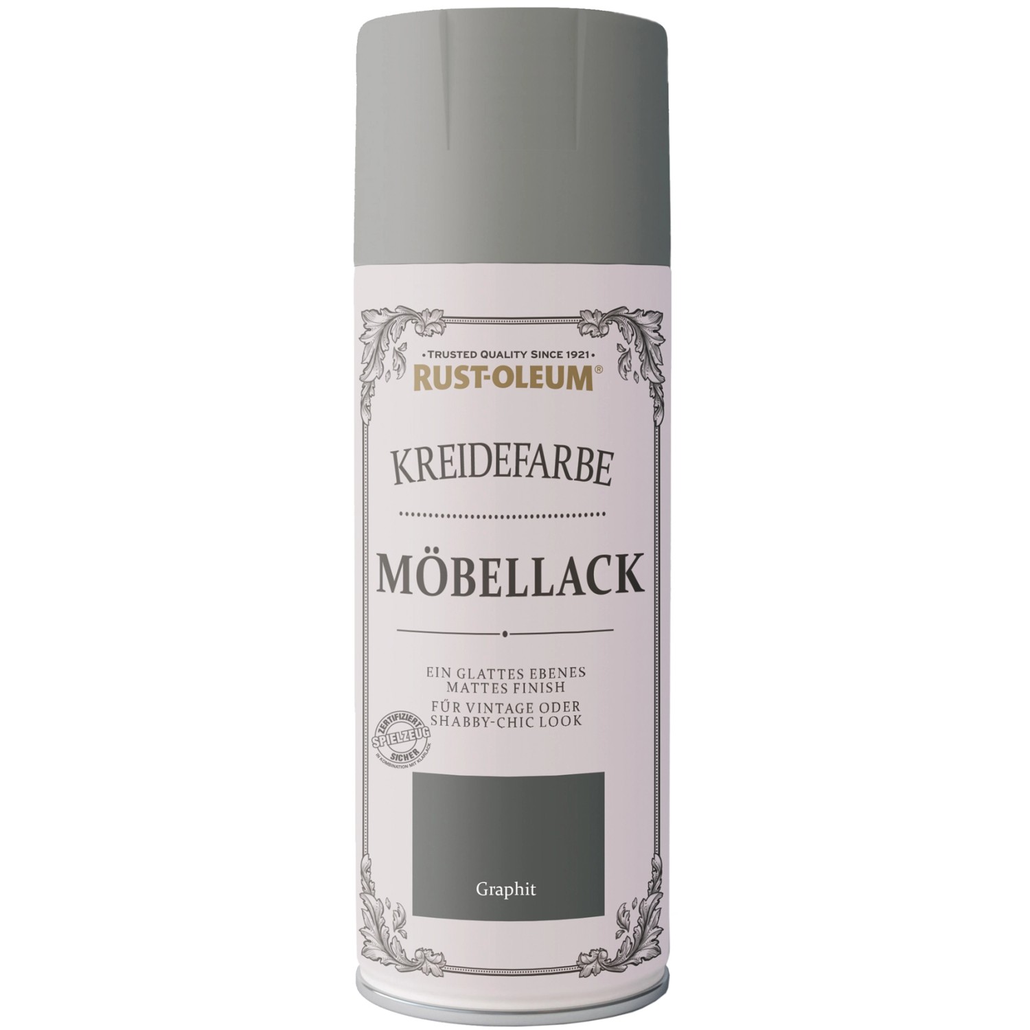 Rust-Oleum Kreidefarbe Möbellack Sprühfarbe Graphit 400 ml Rust-Oleum Kreidefarbe Möbellack Sprühfarbe Graphit 400 ml von Rust-Oleum