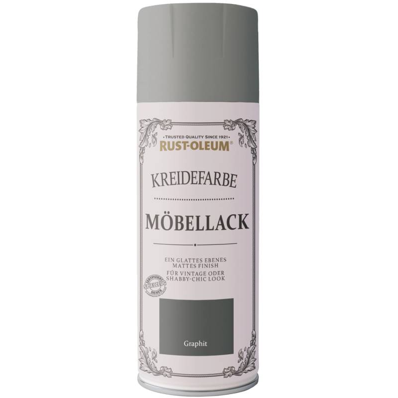 Rust-Oleum Kreidefarbe Möbellack Sprühfarbe Graphit 400 ml Rust-Oleum Kreidefarbe Möbellack Sprühfarbe Graphit 400 ml von Rust-Oleum