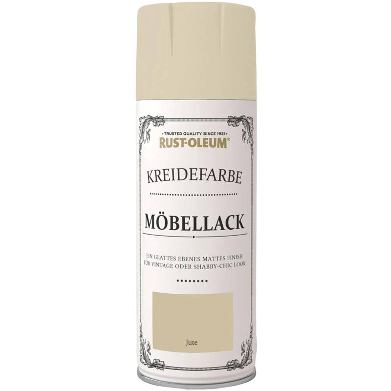 Rust-Oleum Kreidefarbe-Möbellack Sprühfarbe Jute matt 400 ml von Rust Oleum
