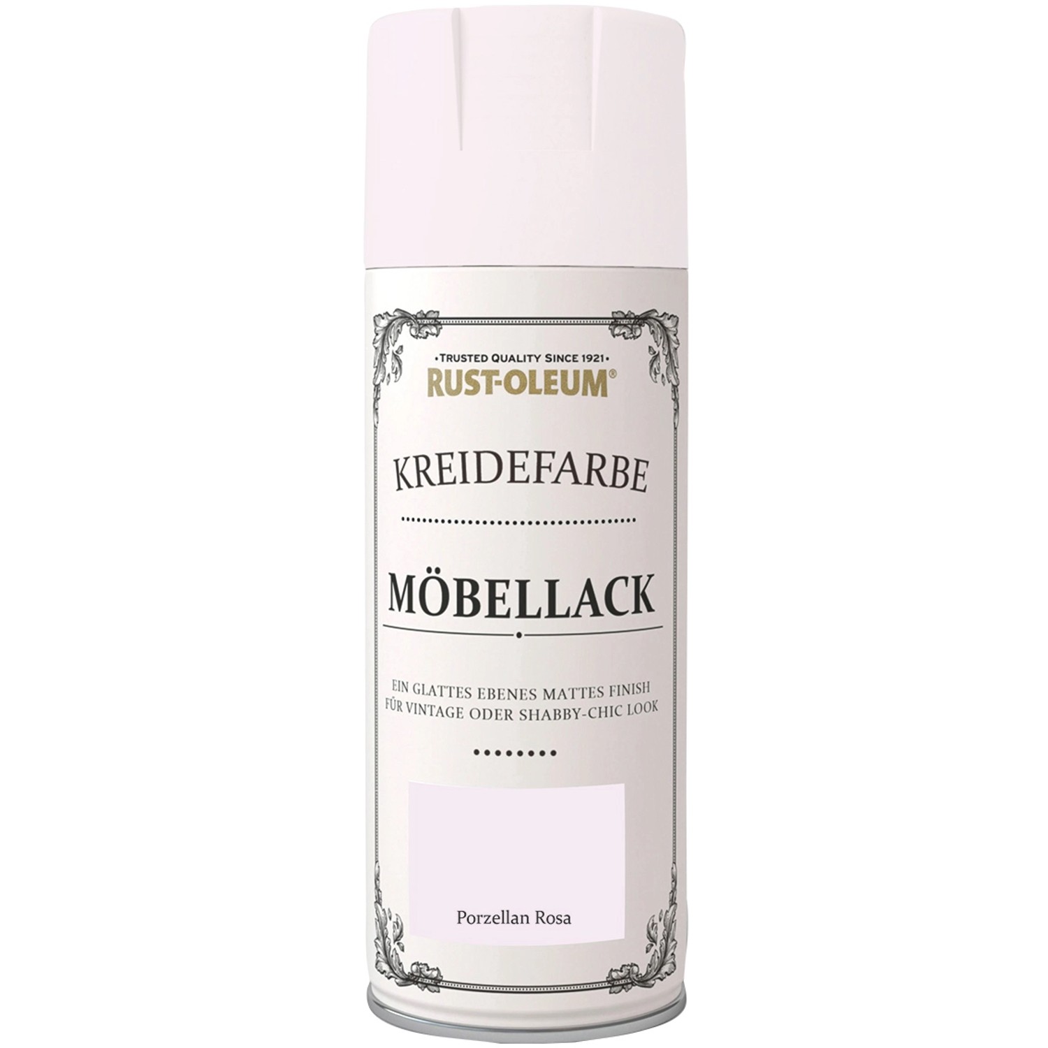 Rust-Oleum Kreidefarbe-Möbellack Sprühfarbe Porzellanrosa matt 400 ml von Rust Oleum