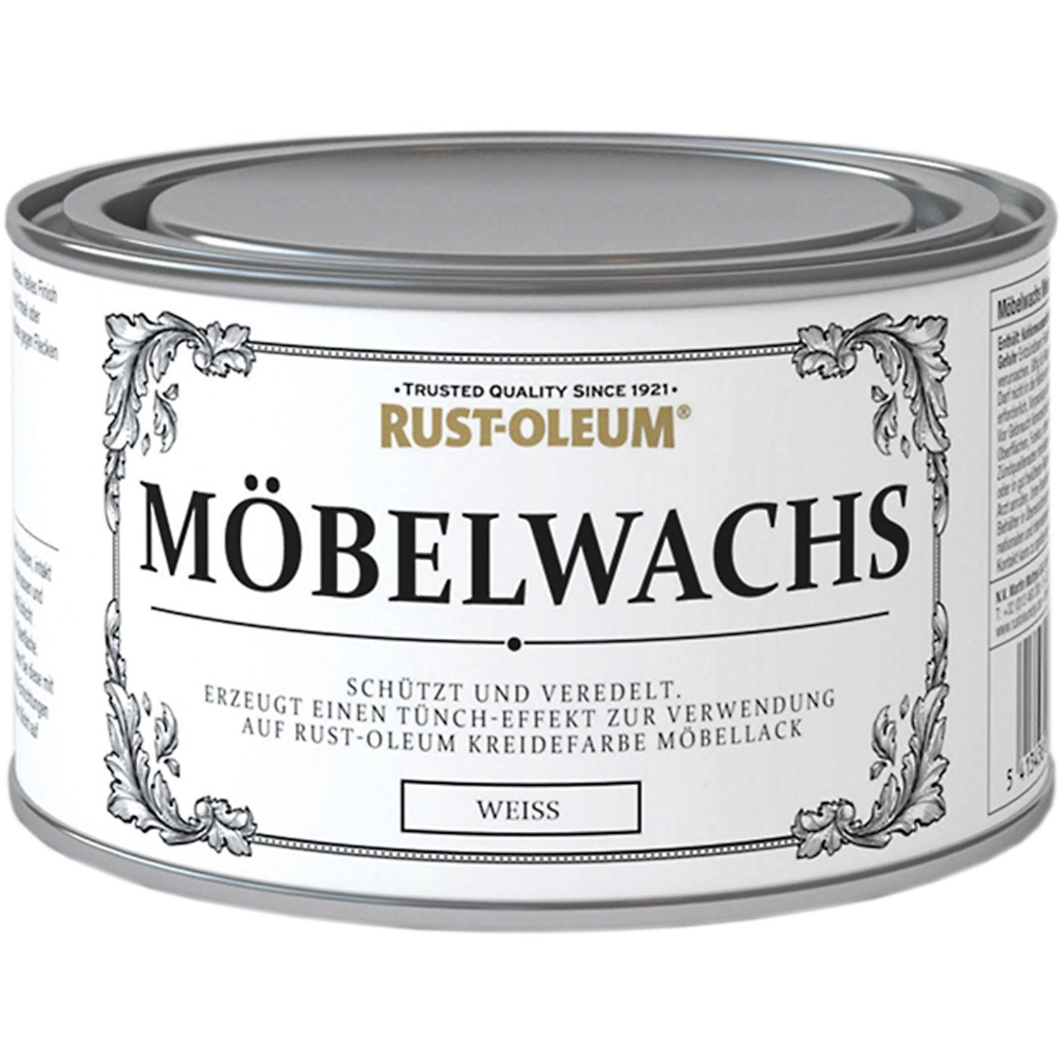 Rust-Oleum Kreidefarbe-Möbelwachs Weiß 400 ml von Rust Oleum