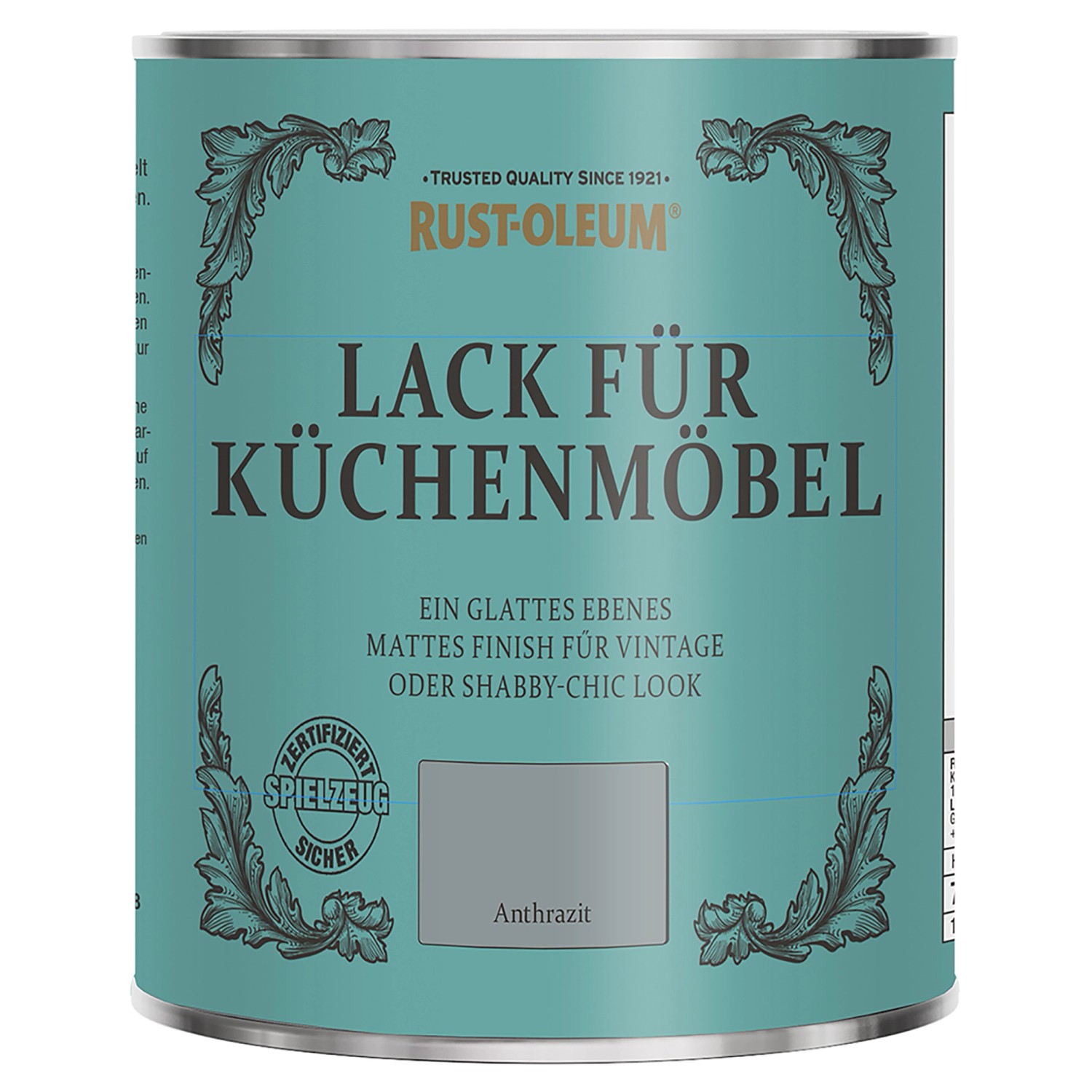 Rust-Oleum Küchenmöbellack Anthrazit 750 ml Rust-Oleum Küchenmöbellack Anthrazit 750 ml von Rust-Oleum