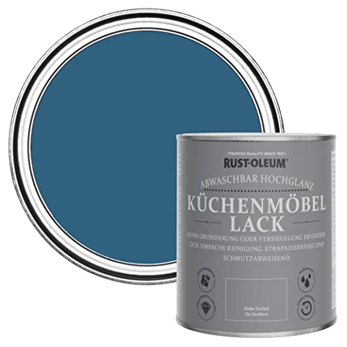 Rust-Oleum Küchenmöbellack im Hochglanz - Finish - Kobalt 750ml von Rust-Oleum