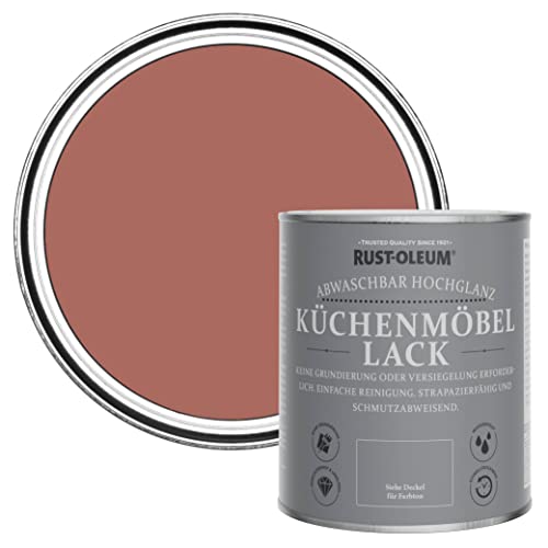 Rust-Oleum Küchenmöbellack im Hochglanz - Finish - Lachsrosa 750ml von Rust-Oleum