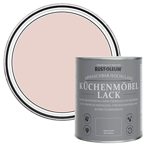 Rust-Oleum Küchenmöbellack im Hochglanz - Finish - Rosa Sekt 750ml von Rust-Oleum