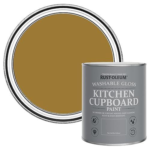 Rust-Oleum Küchenmöbellack im Hochglanz - Finish - Senfbraun 750ml Rust-Oleum Küchenmöbellack im Hochglanz - Finish - Senfbraun 750ml von Rust-Oleum