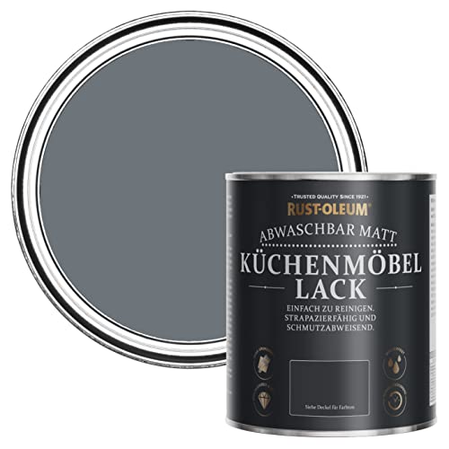 Rust-Oleum Küchenmöbellack in mattem Finish - Marinegrau 750ml von Rust-Oleum
