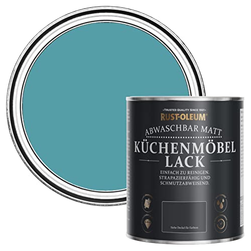Rust-Oleum Küchenmöbellack in mattem Finish - Petrol 750ml von Rust-Oleum