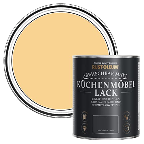 Rust-Oleum Küchenmöbellack in mattem Finish - Senf 750ml von Rust-Oleum