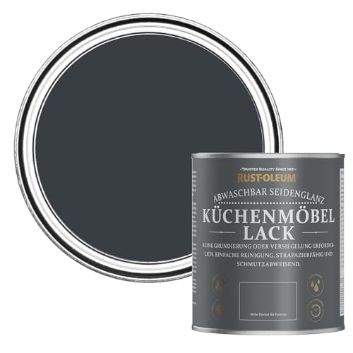 Rust-Oleum Küchenmöbellack in seidenglänzendem Finish - Anthrazit (Ral 7016) 750ml von Rust-Oleum