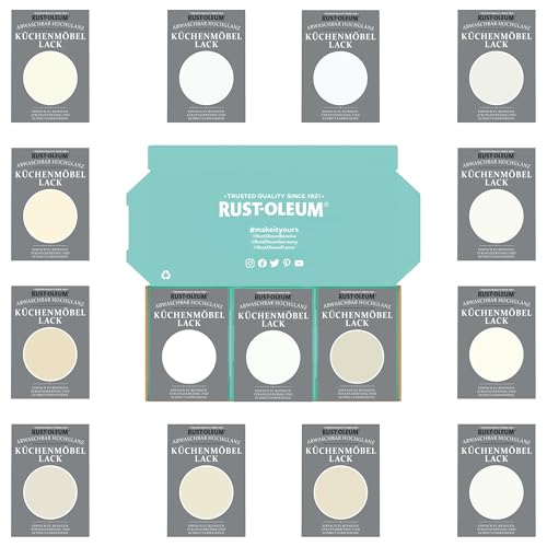 Rust-Oleum Küchenschränke Testerbox - Elegante Weißtöne - Hochglanz von Rust-Oleum