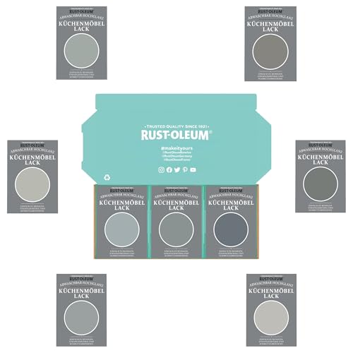 Rust-Oleum Küchenschränke Testerbox- Gedämpfte Grautöne - Hochglanz von Rust-Oleum