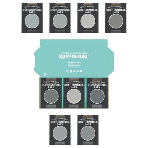 Rust-Oleum Küchenschränke Testerbox- Gedämpfte Grautöne - Matt von Rust-Oleum