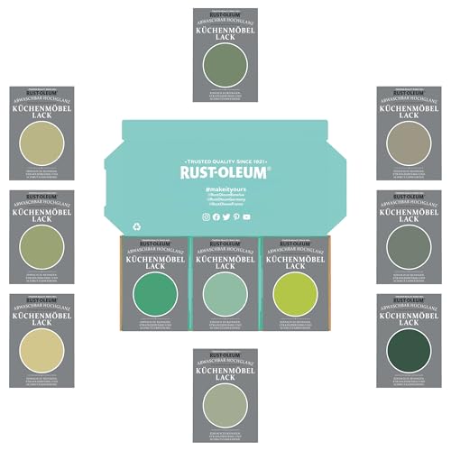 Rust-Oleum Küchenschränke Testerbox - Satte Grüntöne - Hochglanz von Rust-Oleum