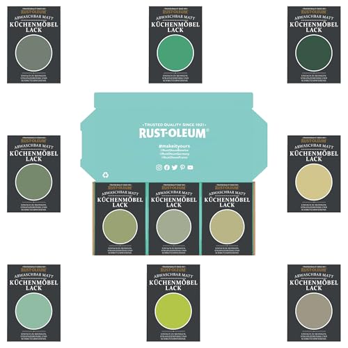 Rust-Oleum Küchenschränke Testerbox - Satte Grüntöne - Matt von Rust-Oleum