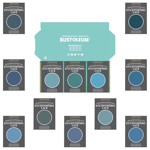Rust-Oleum Küchenschränke Testerbox - Tiefe Blautöne - Seidenglanz von Rust-Oleum