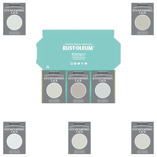 Rust-Oleum Küchenschränke Testerbox - Zarte Grautöne - Hochglanz von Rust-Oleum
