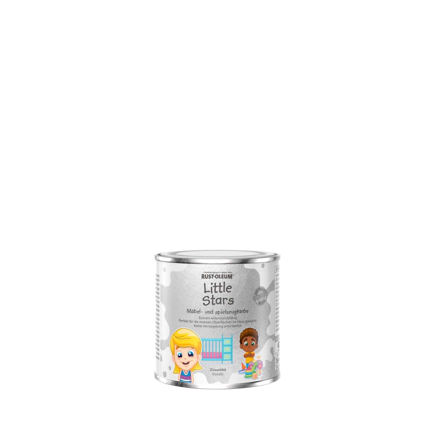 Rust-Oleum Little Stars Möbel- und Spielzeugfarbe Metallic Zinnsoldat 250 ml von Rust-Oleum