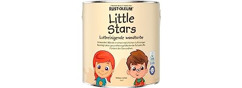 Rust Oleum Little Stars Wandfarbe Kinderzimmerfarbe luftreinigend 2,5L für Innen (Goldene Locken) von Rust-Oleum