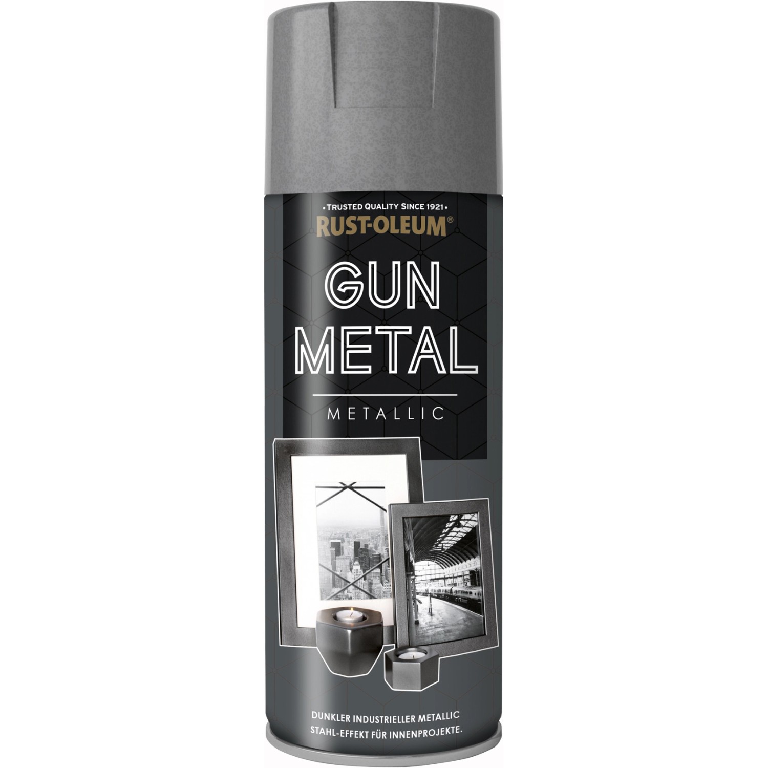 Rust-Oleum Metallic Sprühfarbe Gun-Metal 400 ml von Rust-Oleum