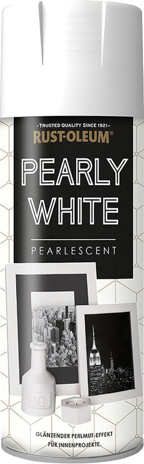 Rust-Oleum Metallsprühlack 400 ml pearly white von Rust-Oleum
