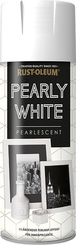 Rust-Oleum Metallsprühlack 400 ml pearly white von Rust-Oleum