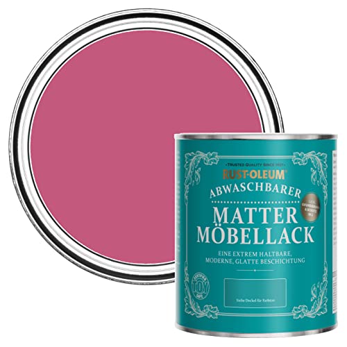 Rust-Oleum Möbel- und Sockelleistenfarbe in mattem Finish -Himbeere 750ml von Rust-Oleum