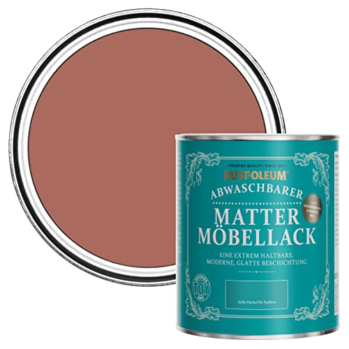 Rust-Oleum Möbel- und Sockelleistenfarbe in mattem Finish -Lachsrosa 750ml von Rust-Oleum