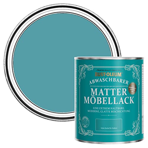 Rust-Oleum Möbel- und Sockelleistenfarbe in mattem Finish -Petrol 750ml von Rust-Oleum