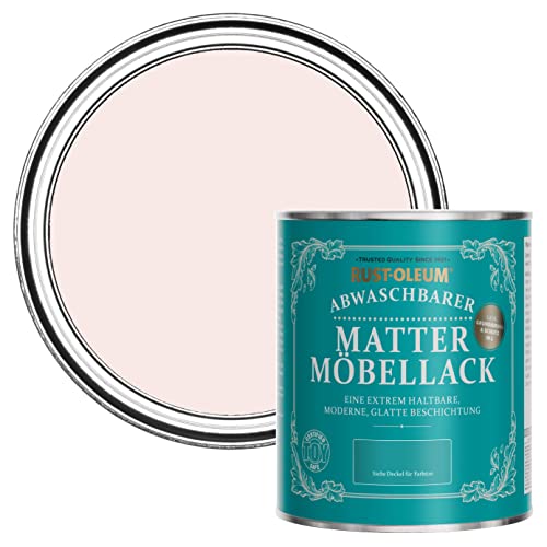 Rust-Oleum Möbel- und Sockelleistenfarbe in mattem Finish -Porzellan Rosa 750ml von Rust-Oleum